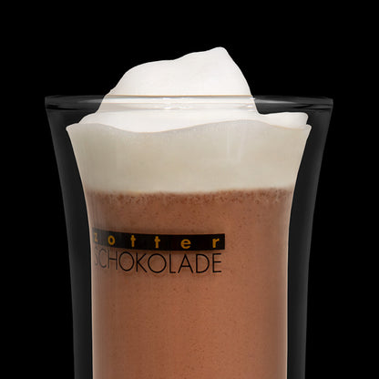 Drinking chocolate with hazelnut nougat