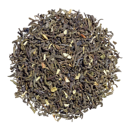 Jasmintee mit Blüten