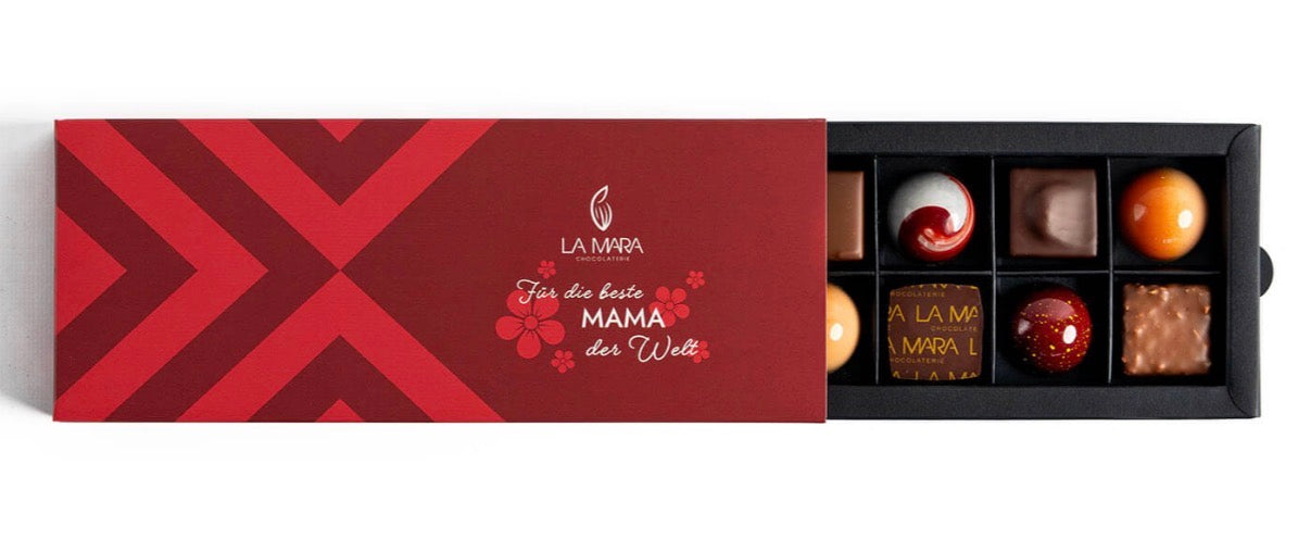 "FÜR DIE BESTE MAMA" 12ER PRALINENBOX