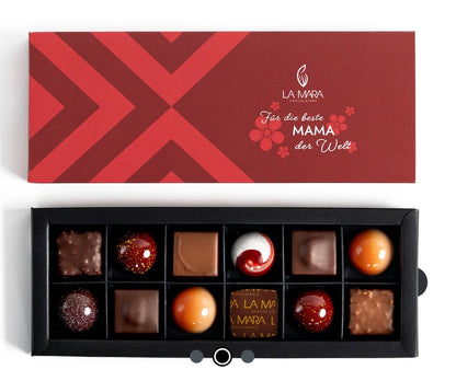 "FÜR DIE BESTE MAMA" 12ER PRALINENBOX