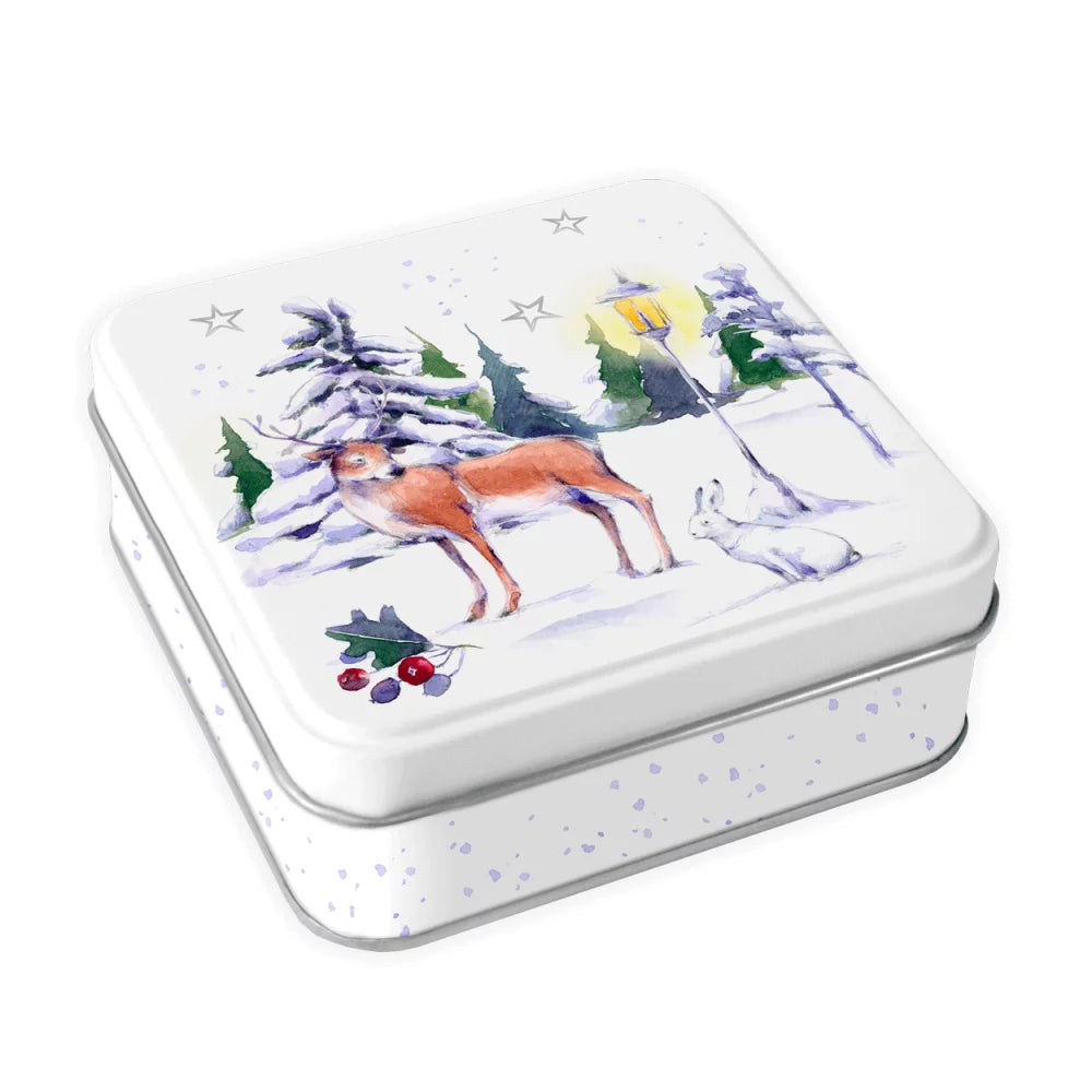 Geschenkdose Winterpark