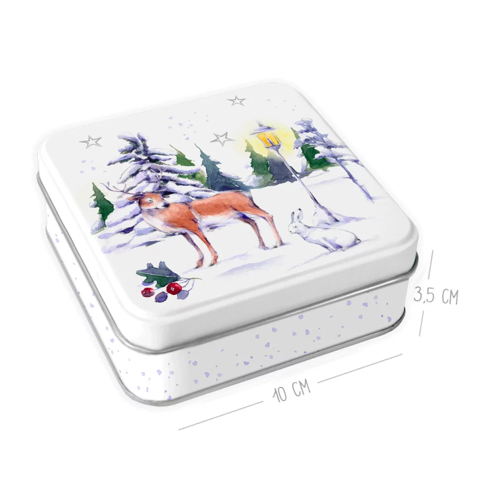 Geschenkdose Winterpark