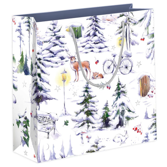 Große Geschenktüte Winterpark