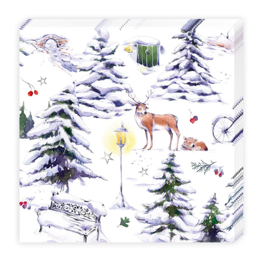 Serviette Winterpark